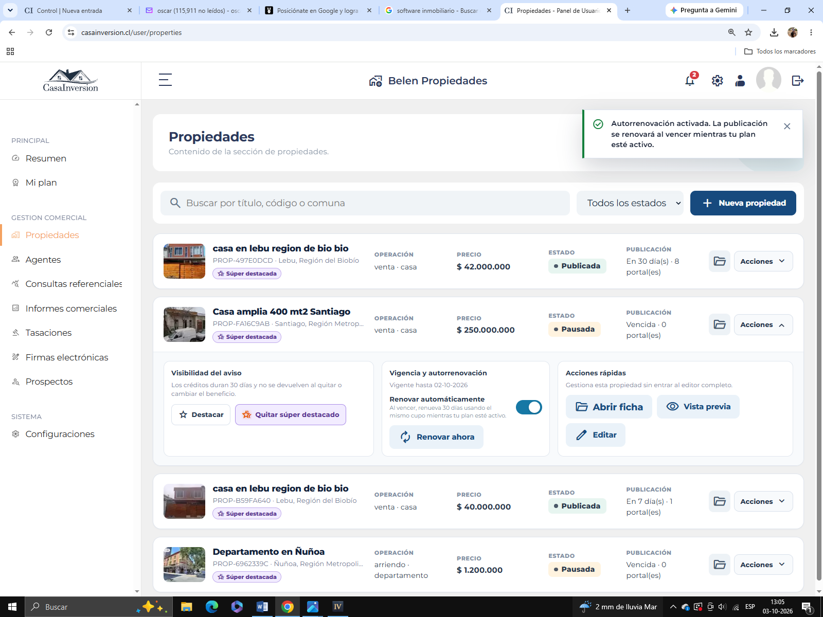 Software para corredoras de propiedades: qué incluir